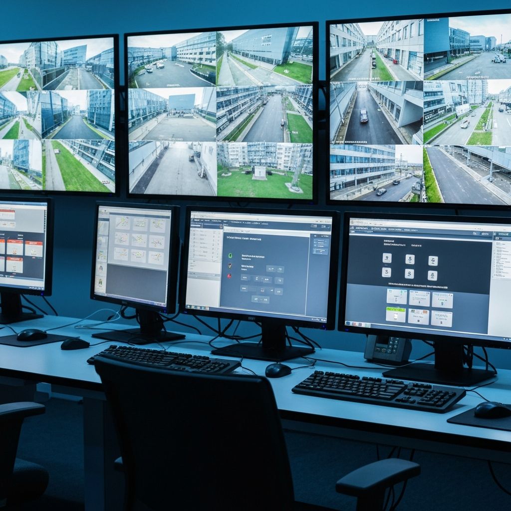 Sisteme curenți slabi complete - supraveghere, control acces, detecție incendiu