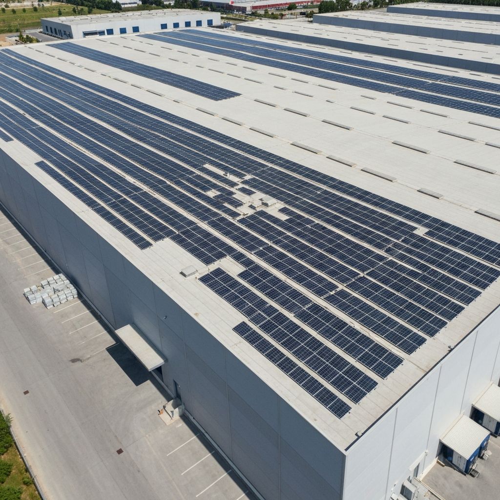 Sistem comercial 50 kWp - Depozit logistic Brașov